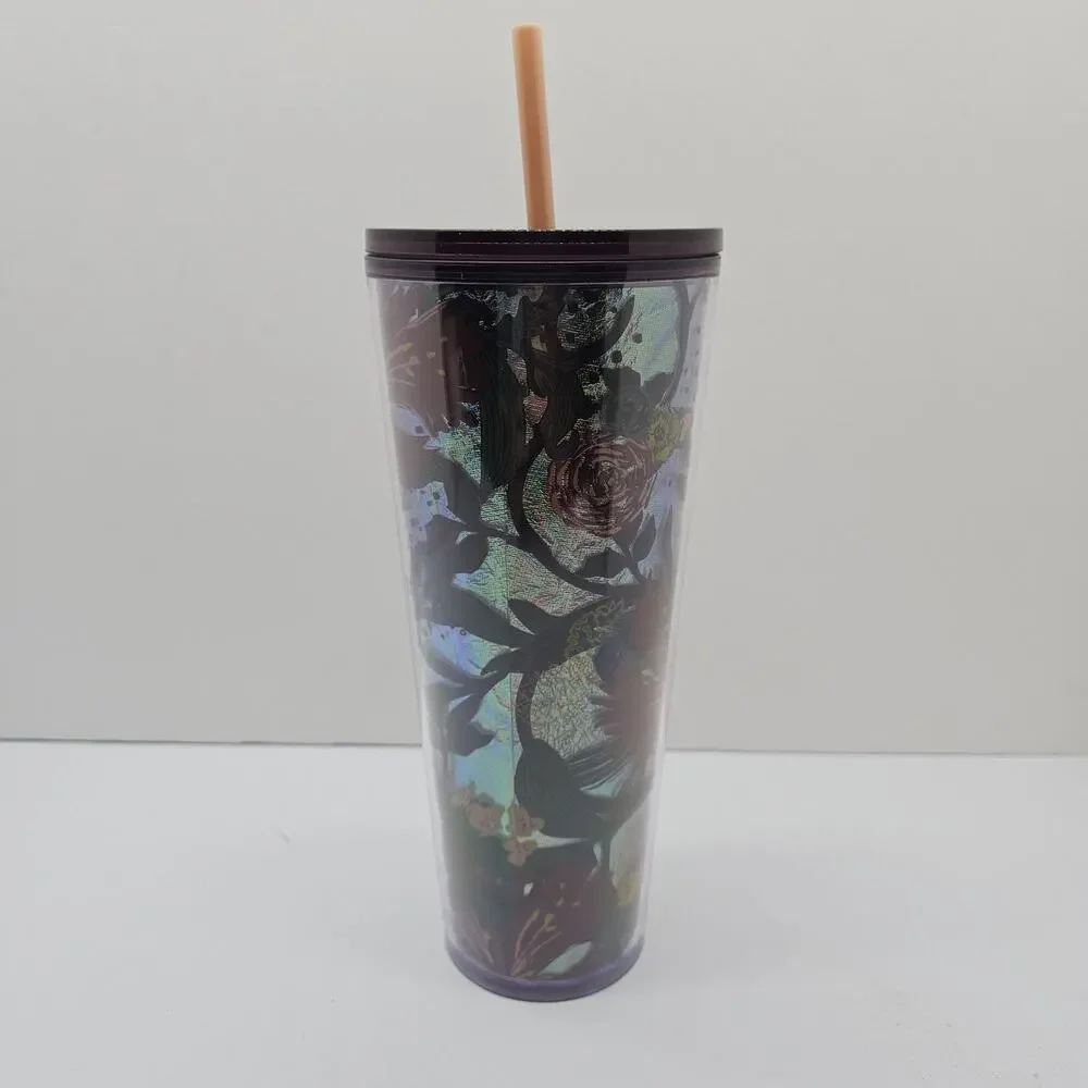 Starbucks Fall 2021 Release Floral Foil Venti Tumbler